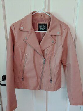 Beautiful Pink Moto Jacket